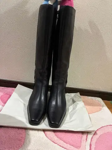새상품급 ing 블랙 롱 부츠 23cm