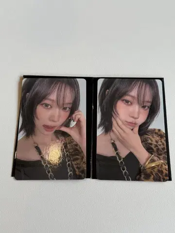 aespa 윈터 트레이딩 카드 6000엔 구매 혜택 2종