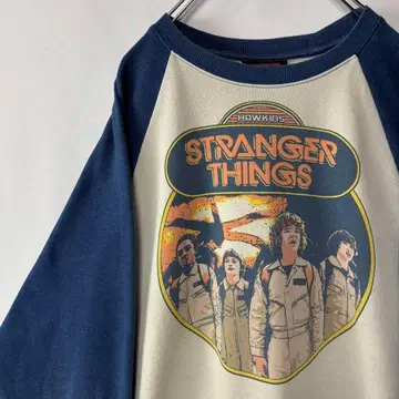 기묘한 이야기 래글런 맨투맨 XL 사이즈 고스트버스터즈 구제 의류