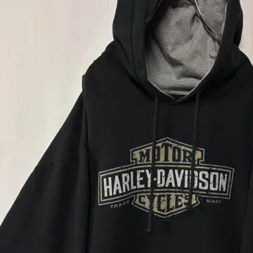 할리데이비슨 후드 맨투맨 트레이닝복 블랙 L 사이즈 구제 의류