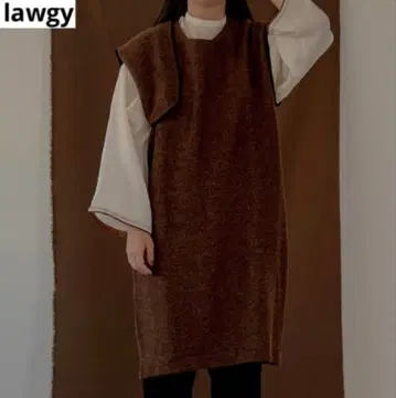 새상품 [lawgy] 오버 파이핑 미디엄 베스트 F