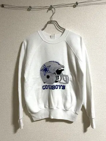 Dallas Cowboys 자수 맨투맨 트레이닝복 NFL 빈티지