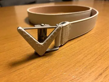 Callaway 화이트 가죽 벨트 슬라이드 락 벨트