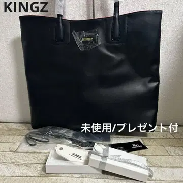 KINGZ 리버서블 토트백 숄더 블랙/핑크 미사용