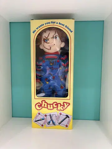 처키 인형 봉제 인형 박스 포함