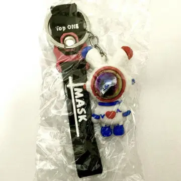 새상품 미개봉 TOP ONE MASK 하트 토끼 스트랩 택