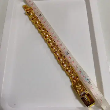 골드 컬러 도금 체인 팔찌