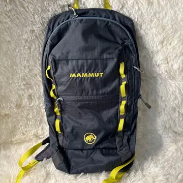 MAMMUT 백팩 블랙/옐로우 컬러