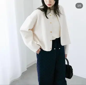 사만사 모스모스 컷 퀼트 자켓