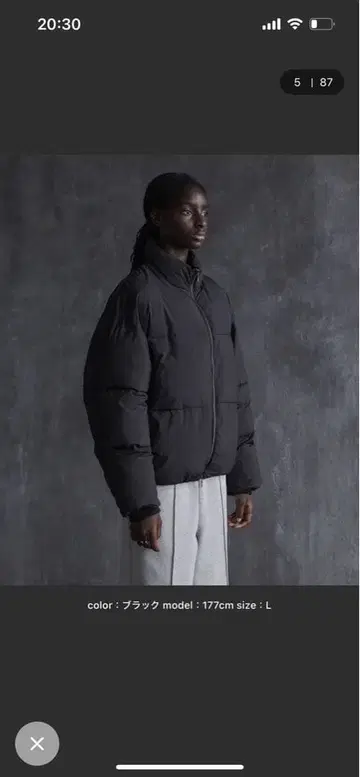 [ CALLNE ] Double Zip padded Jacket