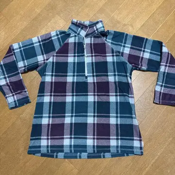 Eddie Bauer 체크 무늬 플리스 자켓 PM