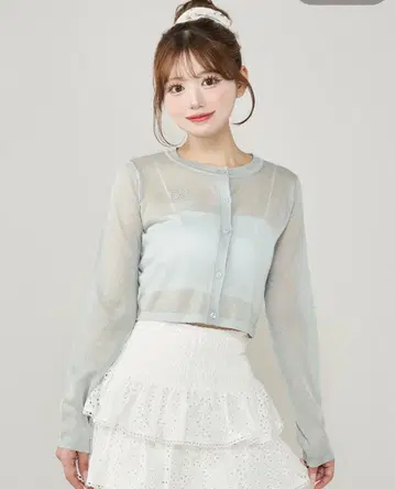 Darich 라이트 블루 긴팔 가디건 새상품