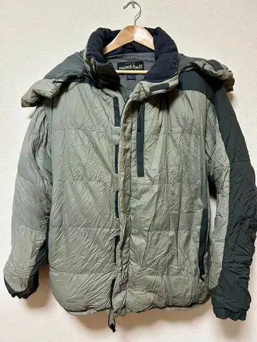 mont-bell 다운 자켓 그레이/블랙