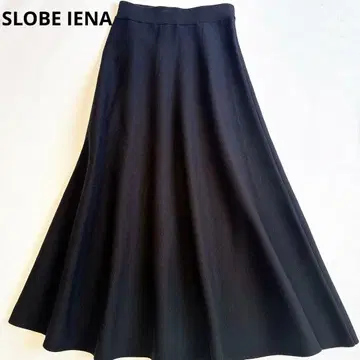 SLOBE IENA 슬로브 이에나 밀라노 리브 니트 플레어 스커트