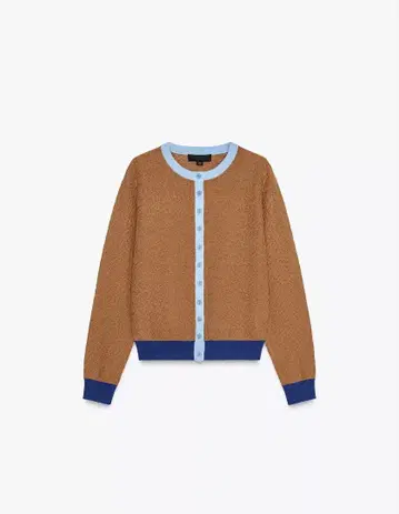 ZARA 컬러 블록 니트 가디건