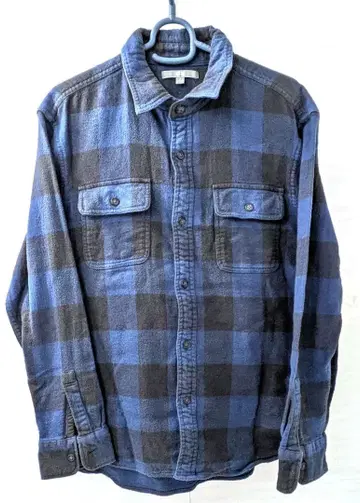 유니클로 헤비 플란넬 셔츠 체크 셔츠 M 올드 유니클로