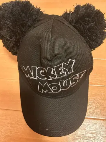 미키마우스 폼폼 귀도리 모자