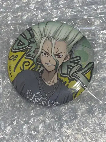 Dr.STONE 109 WALLMA 월마 캔뱃지 이시가미 센쿠