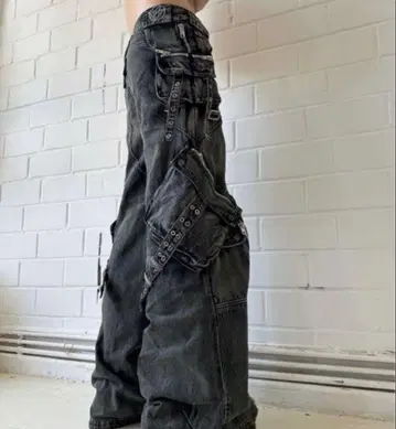 NO FAITH STUDIOS 노 페이스 스튜디오 카고 팬츠 카고 데님