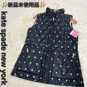 미사용 새상품 kate spade 다운 베스트 리버서블