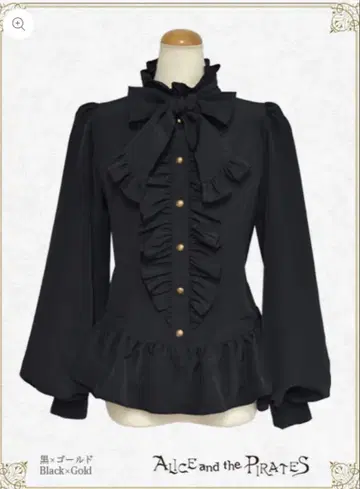 ALICE and the PIRATES 블라우스 블랙