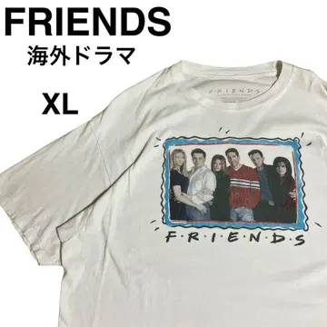 XL 사이즈 FRIENDS 프렌즈 T셔츠 화이트 레어 공식