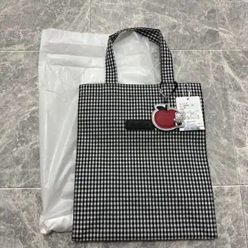 familiar 세로형 토트백 모노톤 화이트 블랙 세로형 토트