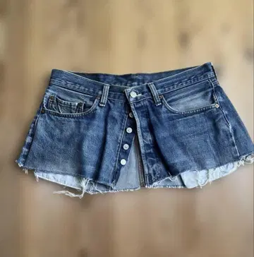 levis 빈티지 리메이크 데님 랩스커트