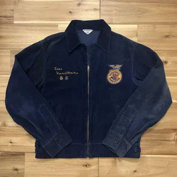 50s 60s FFA 자켓 삼각형 택 배지