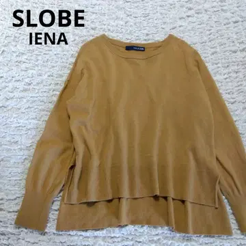 슬로브 이에나 IENA SLOBE 베이지 캐시미어 혼방 니트 스웨터