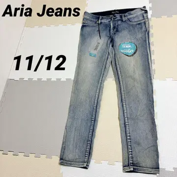 Aria Jeans 라이트 블루 데님 [11/12] 택 포함 더블 버튼