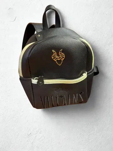 [ 새상품급 ] Disney 빌런즈 백팩 말레피센트 블랙 기하학 패턴