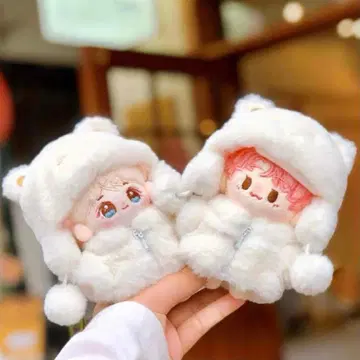 무속성 봉제 인형 옷 갈아입기 봉제 인형  의류 10cm