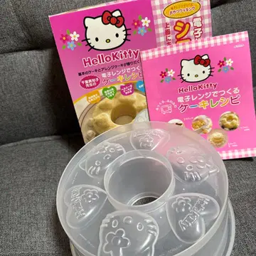 2002 헬로키티 쉬폰 케이크 틀 전자레인지용