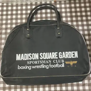 쇼와 레트로 MADISON SQUARE GARDEN 매디슨 백 당시 물건