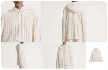 케이블 짜임 니트 울 70% 캐시미어 30%