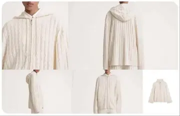 케이블 짜임 니트 울 70% 캐시미어 30%