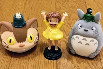 스튜디오 지브리 피규어 세트 토토로 고양이 버스 메이 3점 세트