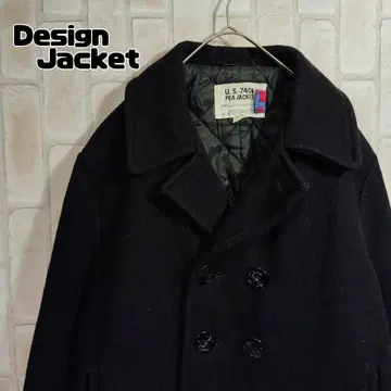 쇼트 Schott 피 코트 블랙