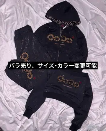 9090girl OGLogo Glitter Zip Hoodie Pants