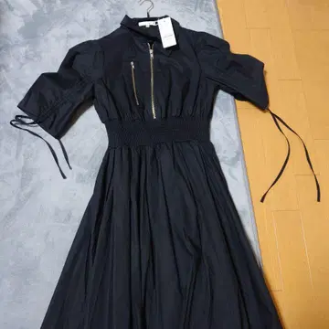 택 포함 새상품 rienda 블랙 롱 원피스 M 사이즈