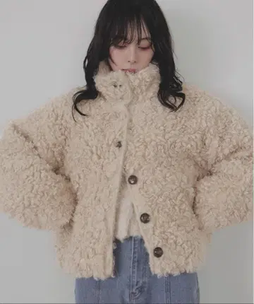 LIAN 푸들 퍼 블루종