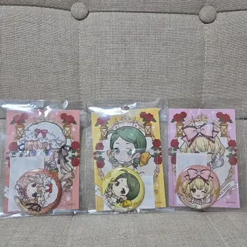 로젠 메이든 마루쿠지 신쿠 카나리아 히나이치고 캔뱃지 특전 브로마이드