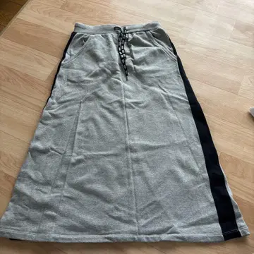 VANS 그레이 롱 스커트 로데오 콜라보 F