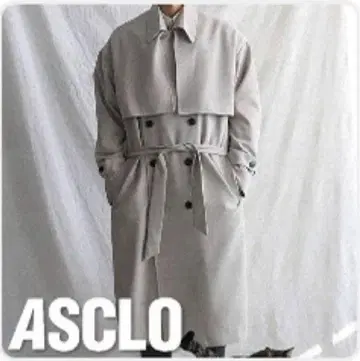 [ 상태 좋음 ] ASCLO Robe Trench Coat beige
