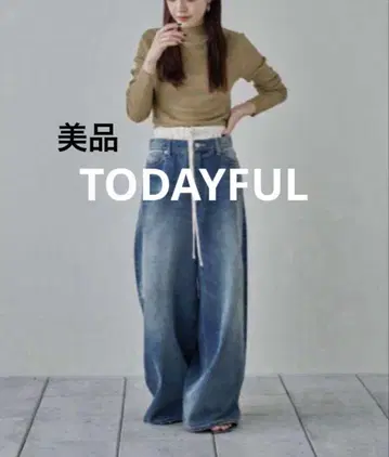 TODAYFUL 투데이풀 레이어드 웨이스트 데님 26