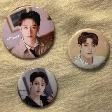 Bang Chan 핀 배지 세트 대소 3개