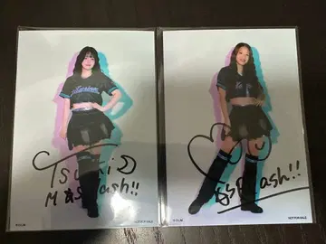 M Splash!! 친필 사인 브로마이드 생사진 TSUKI MAO 세트