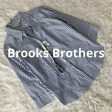 택 포함 새상품 Brooks Brothers 스트라이프 셔츠 L 스키퍼