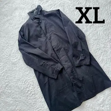 [ 레어 ] 레미리프 빔즈 별주 A라인 스텐카라 코트 네이비 XL